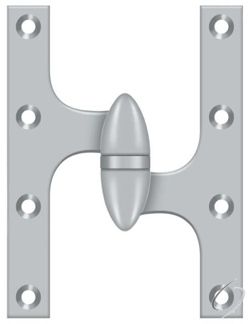 OK6050B26D-R 6" x 5" Hinge; Satin Chrome Finish