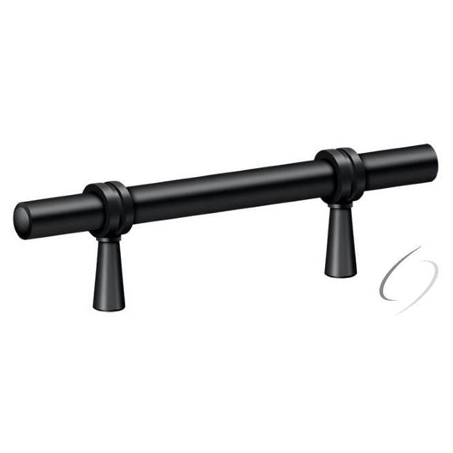 P310U19 Adjustable Pull 4-3/4"; Black Finish
