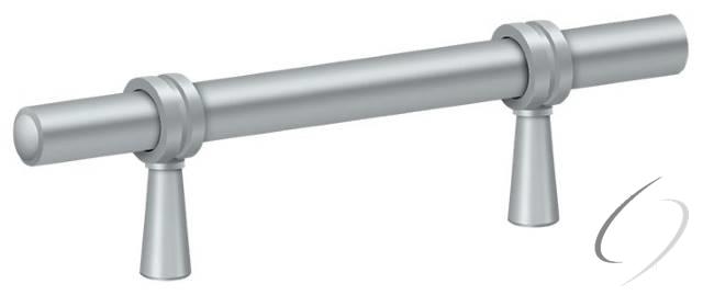 P310U26D Adjustable Pull 4-3/4"; Satin Chrome Finish