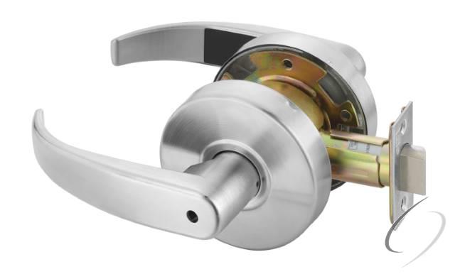 Privacy Pacific Beach Lever Grade 2 Cylindrical Lock Satin Chrome Finish
