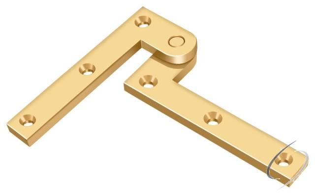 PH35CR003 3-7/8" x 5/8" x 1-5/8" Hinge; Lifetime Brass Finish