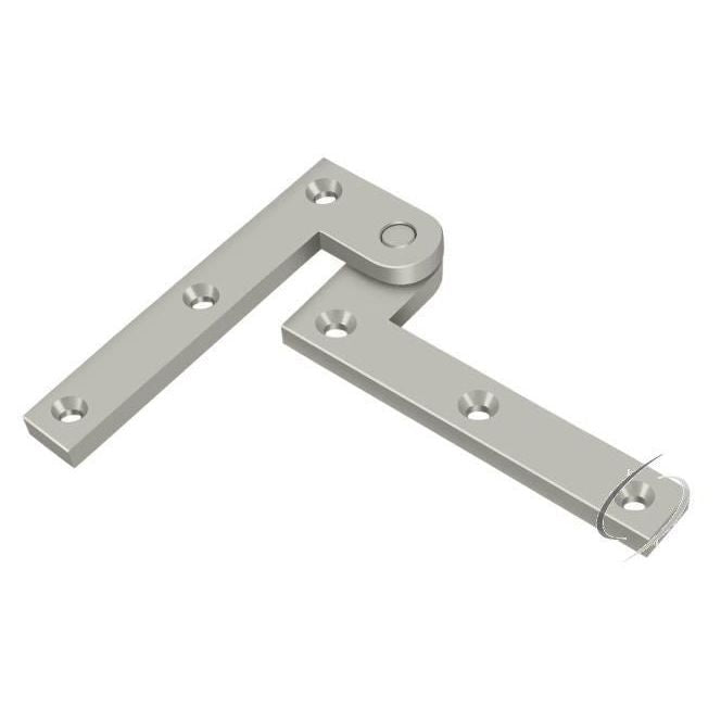 PH35U15 3-7/8" x 5/8" x 1-5/8" Hinge; Satin Nickel Finish