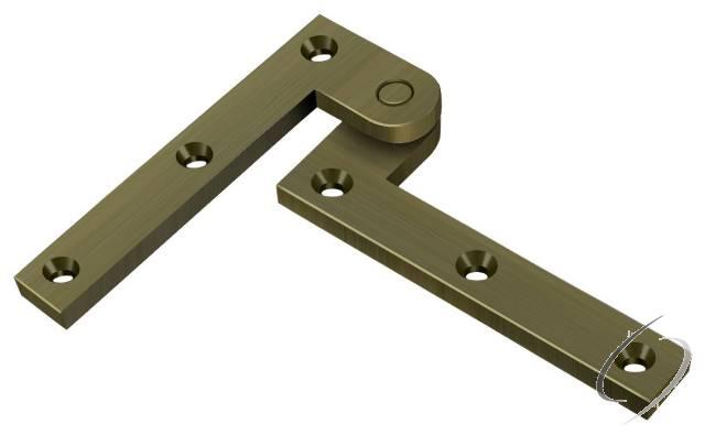 PH35U5 3-7/8" x 5/8" x 1-5/8" Hinge; Antique Brass Finish