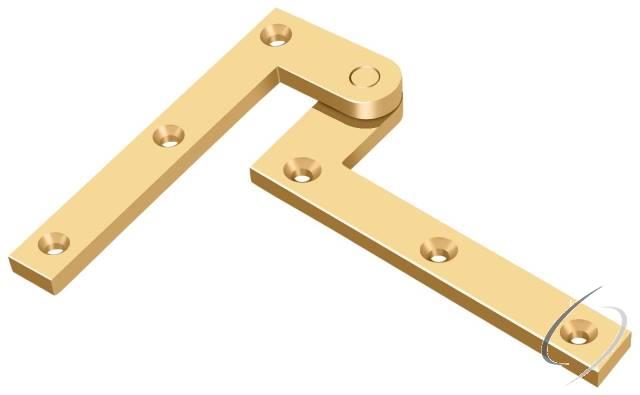 PH40CR003 4-3/8" x 5/8" x 1-7/8" Hinge; Lifetime Brass Finish