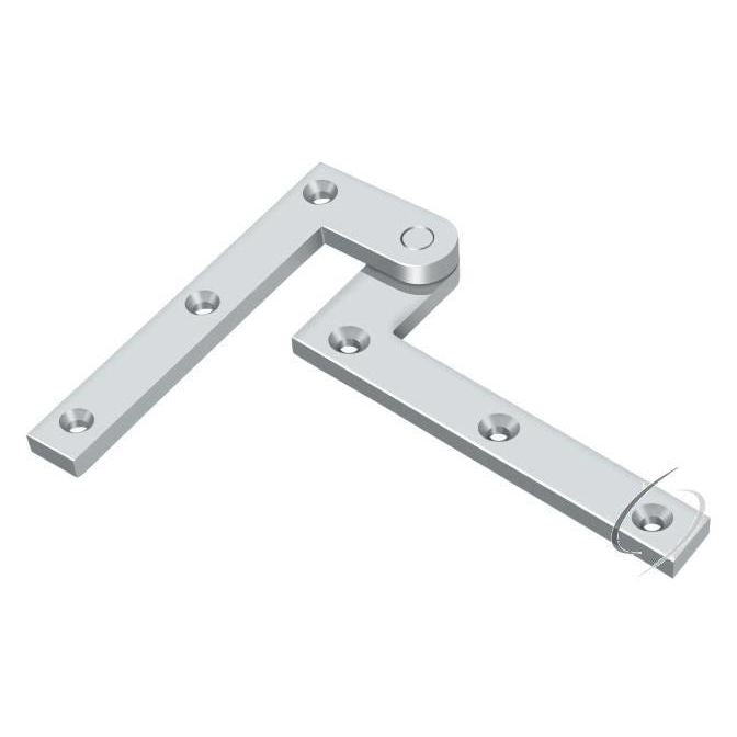 PH40U26 4-3/8" x 5/8" x 1-7/8" Hinge; Bright Chrome Finish