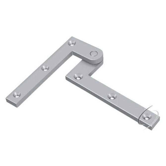 PH40U26D 4-3/8" x 5/8" x 1-7/8" Hinge; Satin Chrome Finish