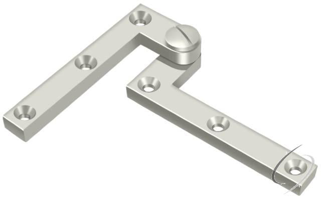 PH60U14 4-3/8" x 5/8" x 1-7/8" Hinge; Bright Nickel Finish
