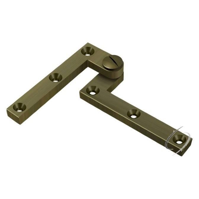 PH60U5 4-3/8" x 5/8" x 1-7/8" Hinge; Antique Brass Finish
