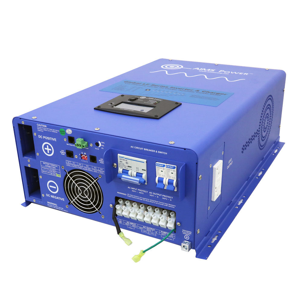 PICOGLF10KW48V240VS - 10000 Watt Pure Sine Inverter Charger 48 Vdc / 240Vac Input & 120/2