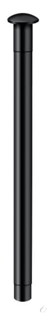 PIN-ST35U1B Pin for 3-1/2" Steel Hinge; Paint Black Finish
