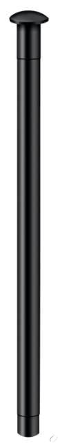 PIN-ST4U1B Pin for 4" Steel Hinge Paint Black Finish