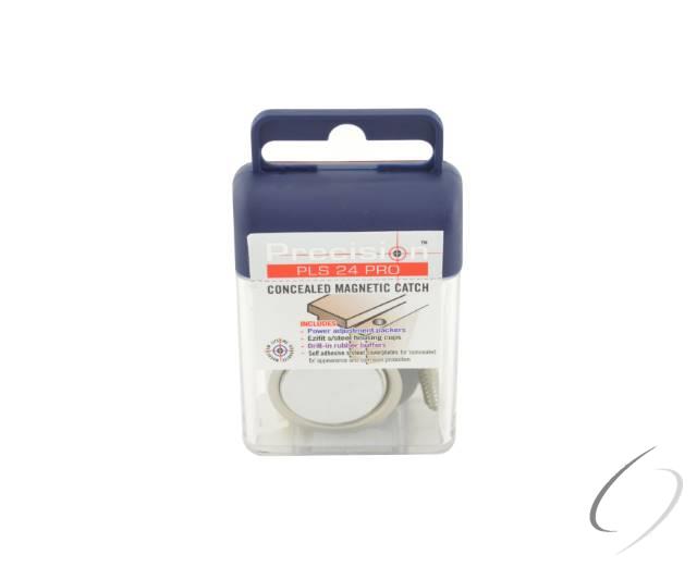 Magnetic Catch with Adjustable Strength Silver Finish