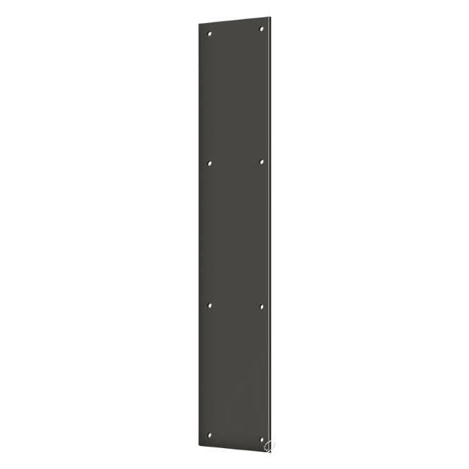 PP3520U10B Push Plate 3-1/2" x 20"; Oil Rubbed Bronze Finish