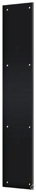 PP3520U19 Push Plate 3-1/2" x 20"; Black Finish