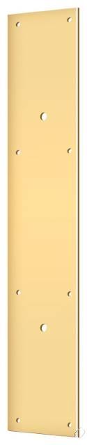 PPH3520CR003 Push Plate 20" for 10" Door Pull; Lifetime Brass Finish