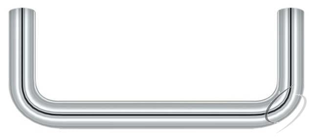 PW300U26 Wire Pull; 3"; Bright Chrome Finish