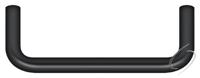 PW350U19 Wire Pull; 3-1/2"; Black Finish