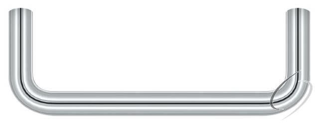 PW350U26 Wire Pull; 3-1/2"; Bright Chrome Finish