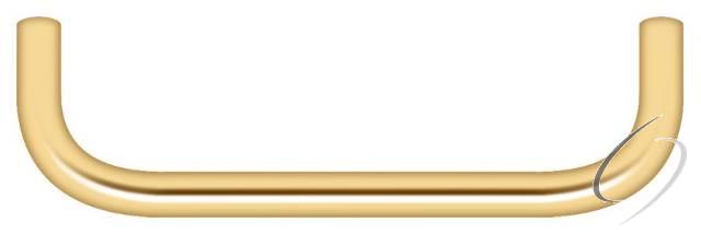 PW400CR003 Wire Pull; 4"; Lifetime Brass Finish