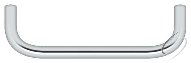 PW400U26 Wire Pull; 4"; Bright Chrome Finish