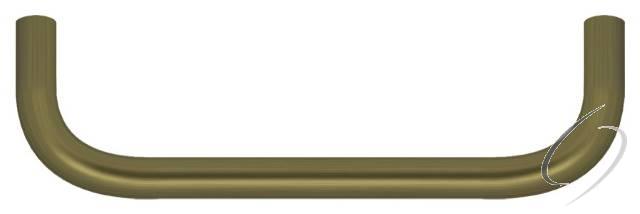 PW400U5 Wire Pull; 4"; Antique Brass Finish