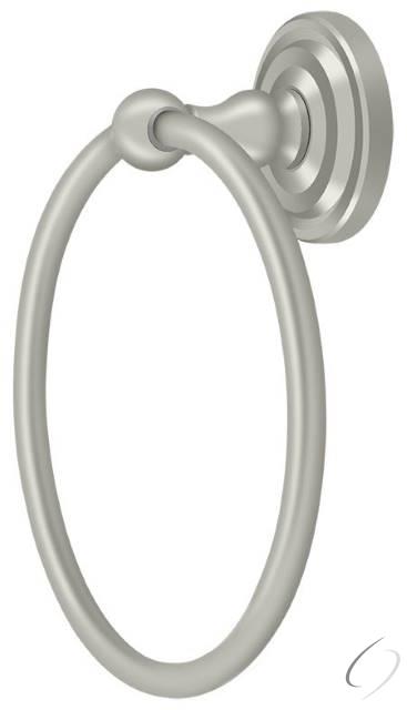 R2008-U15 Towel Ring; R-Series; Satin Nickel Finish