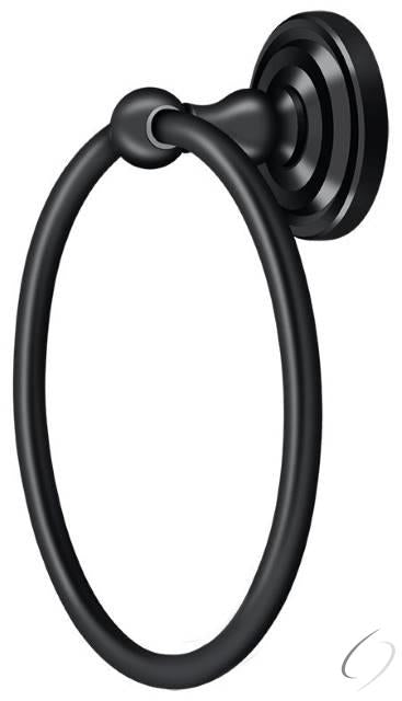 R2008-U19 Towel Ring; R-Series; Black Finish