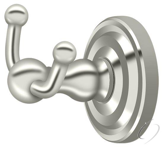 R2010-U14 Double Robe Hook; R-Series; Bright Nickel Finish