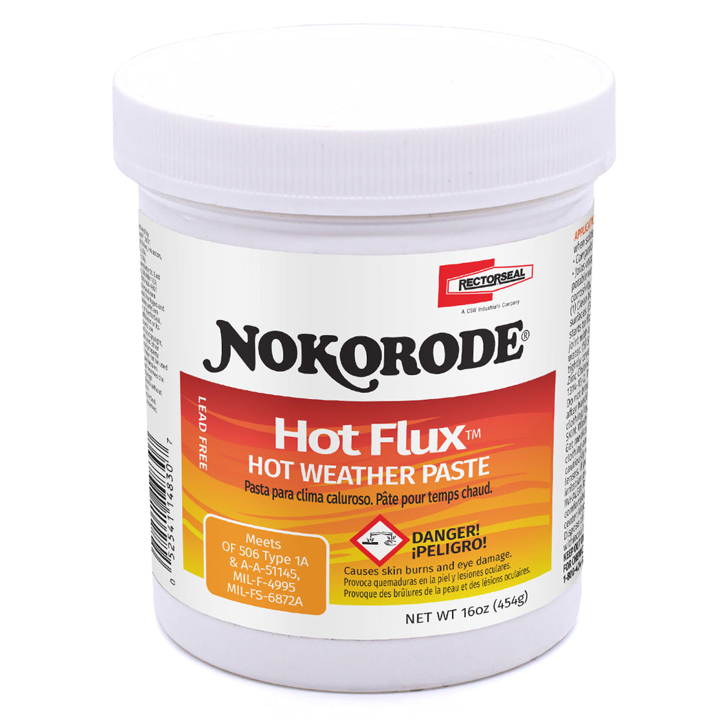 Rectorseal 14830 - Nokorode Hot Weather Paste Flux - 1 lb