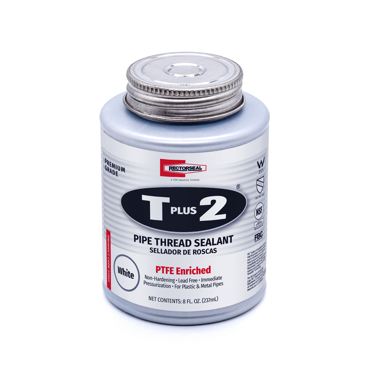 Rectorseal 23551 - T Plus 2 Thread Sealant - 1/2 Pint