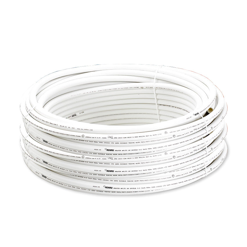 235351-313 - 1/2" RAUPEX White UV Shield Pipe Coil - 300 ft