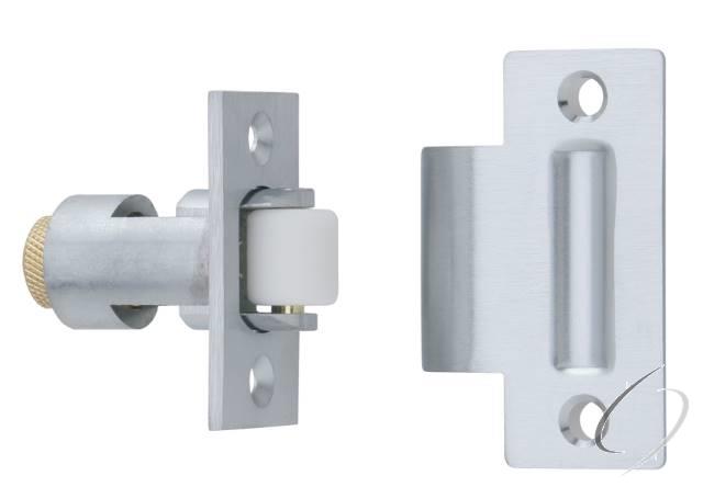 Nylon Roller Latch Satin Chrome Finish