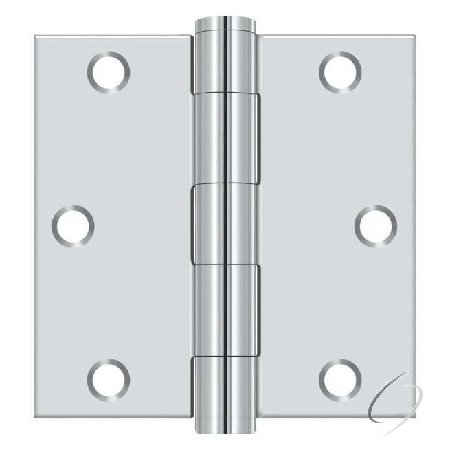 S35HD26 - S35Heavy Duty26 3-1/2" x 3-1/2" Square Hinge; Heavy Duty; Bright Chrome Finish