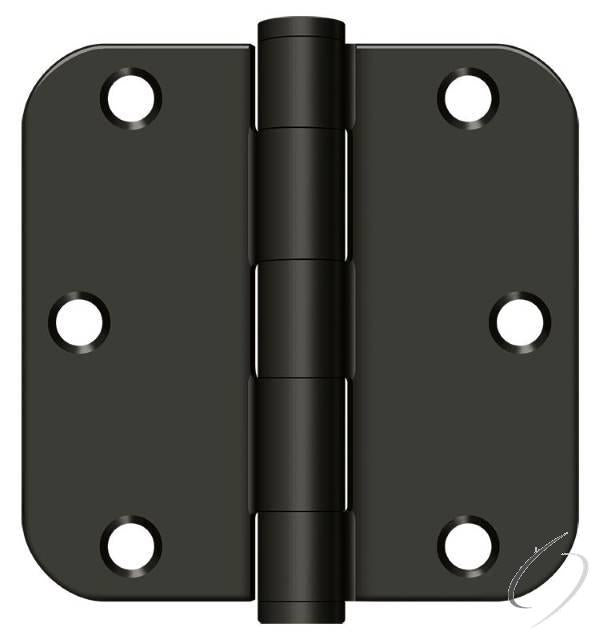 S35R5HD10B - S35R5 Heavy Duty10B 3-1/2" x 3-1/2" x 5/8" Radius Hinge; Heavy Duty; Oil Rubbed