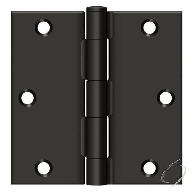 S35U10B-R 3-1/2" x 3-1/2" Square Hinge; Oil Rubbed Bronze Finish