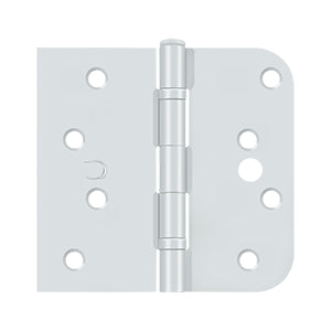 S41/4058B2DR-S Right Hand 4" x 4-1/4" x 5/8" Radius x SQ Hinge; Security Stud; Zinc Dichroma