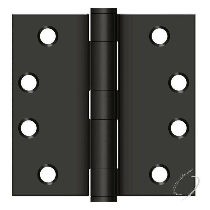 S44Heavy Duty10B 4" x 4" Square Hinge; Heavy Duty; Oil Rubbed Bronze Finish