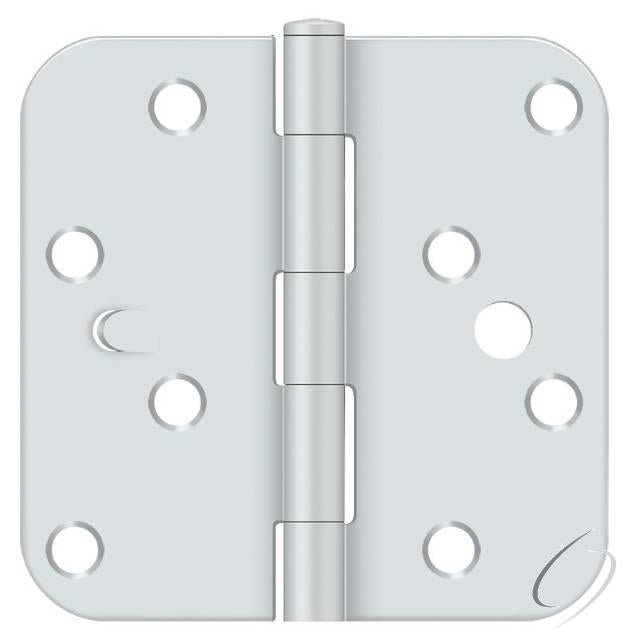 S44R5USPW 4" x 4" x 5/8" Radius Hinge White Finish