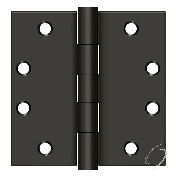 S45U10B 4-1/2" x 4-1/2" Square Hinge; Heavy Duty; Oil Rubbed Bronze Finish