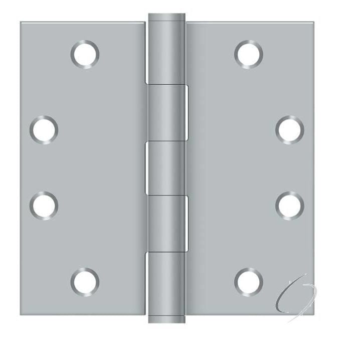 S45U26D 4-1/2" x 4-1/2" Square Hinge; Heavy Duty; Satin Chrome Finish