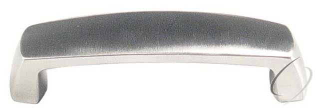 S60040SS 4" Center To Center Delta Pull Satin Stainless Steel Finish