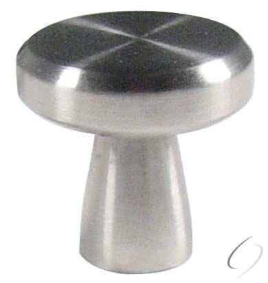 S61213SS Mushroom Knob Satin Stainless Steel Finish