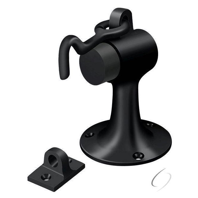 SAHF358U19 Floor Mount Bumper with Holder; Black Finish