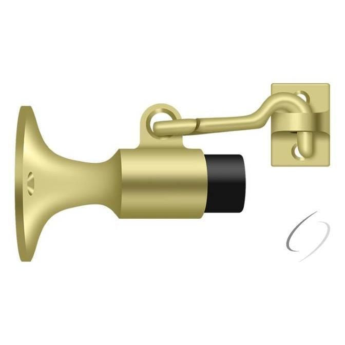 SAHW325U3 Wall Mount Bumper with Holder; Bright Brass Finish