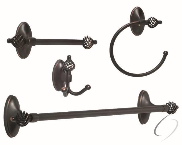 SAYBROOKCORB3 Bathroom Kit with BH26520ORB Tissue Roll Holder BH26521ORB Towel Ring BH26523ORB Towel