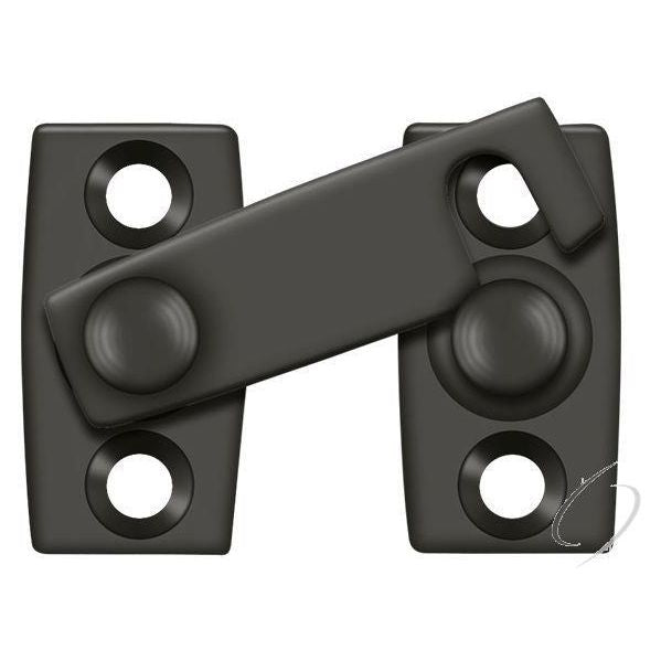 SB3058U10B Shutter Bar/Door Latch 5/8"; Bright Brass By Oil Rubbed Bronze Finish