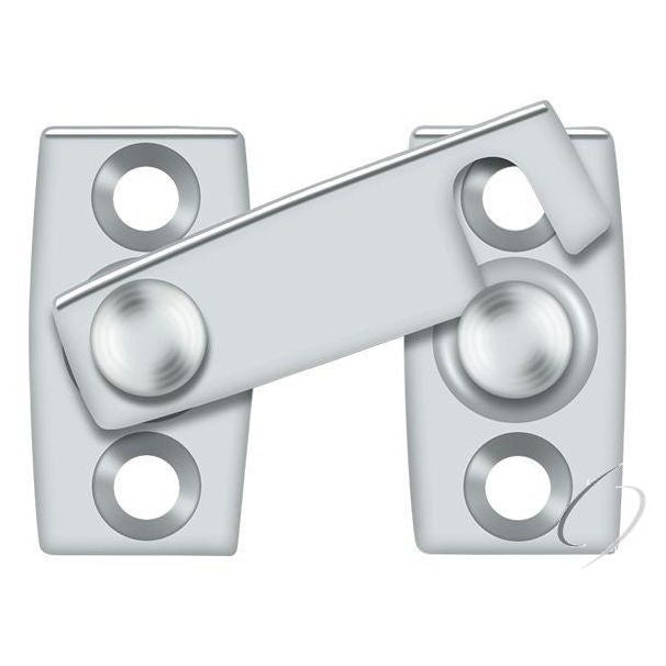 SB3058U26 Shutter Bar/Door Latch 5/8"; Bright Chrome Finish