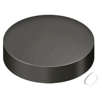 SCF100U10B Screw Cover; Round; Flat; 1" Diameter; Oil Rubbed Bronze Finish