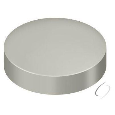 SCF100U15 Screw Cover; Round; Flat; 1" Diameter; Satin Nickel Finish