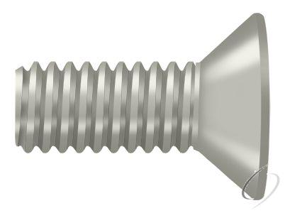 SCMB1005U15 Machine Screw; Brass; #10 x 1/2"; Satin Nickel Finish